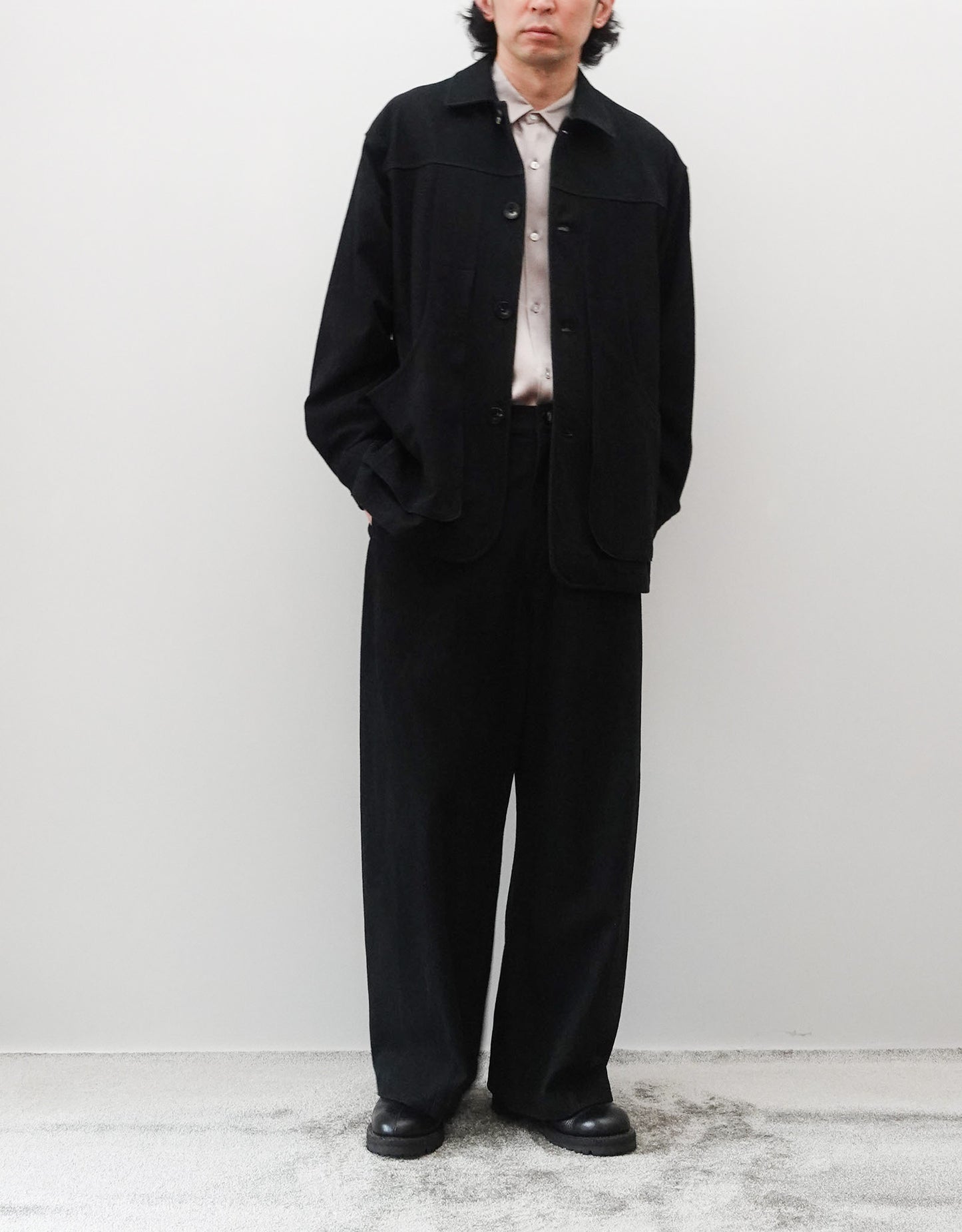 VINTAGE LEATHER EURO HUNTHING BLOUSON