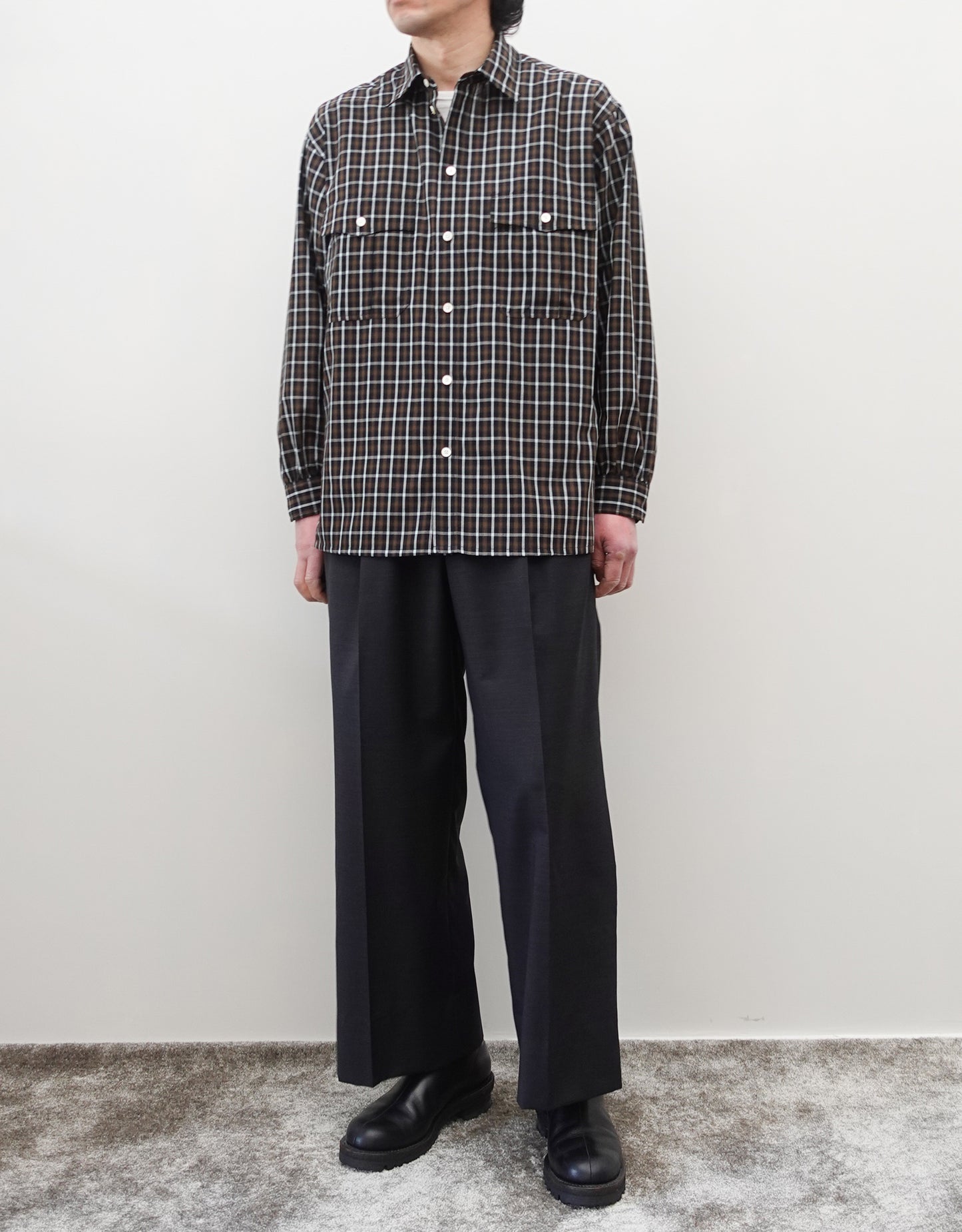 MULTI CHECK TROPICAL SHIRT