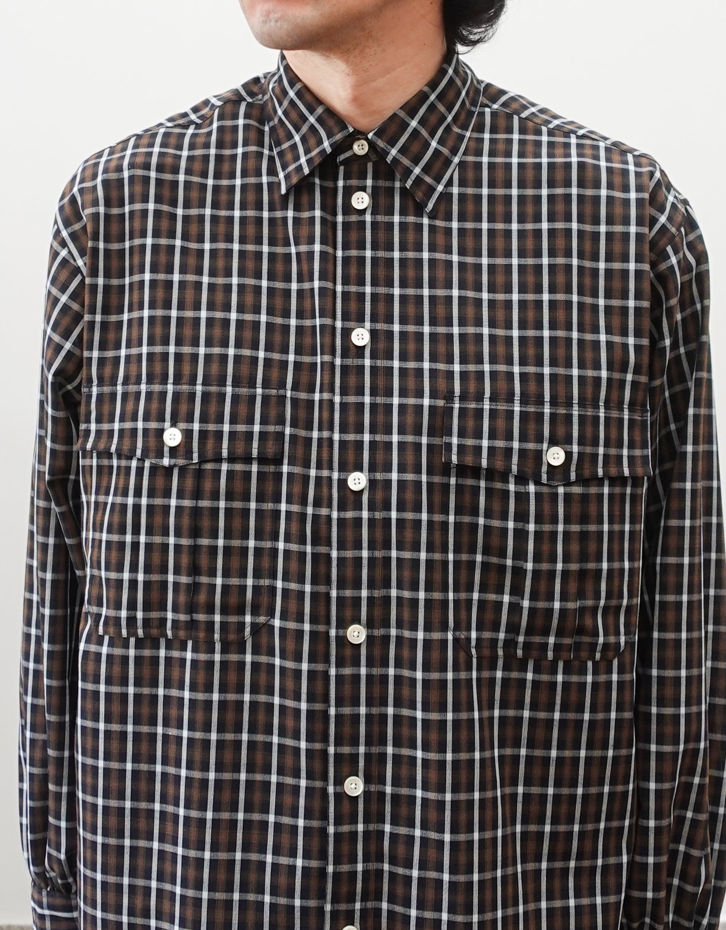 MULTI CHECK TROPICAL SHIRT