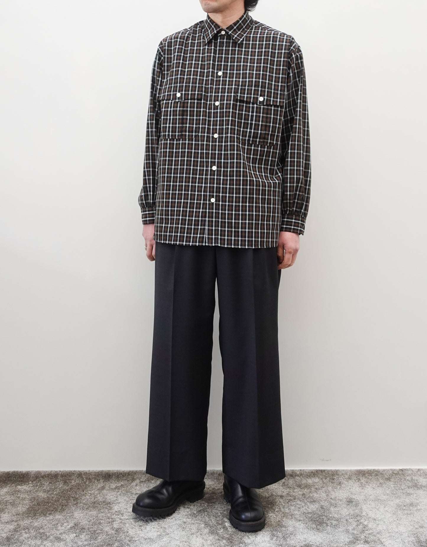 MULTI CHECK TROPICAL SHIRT