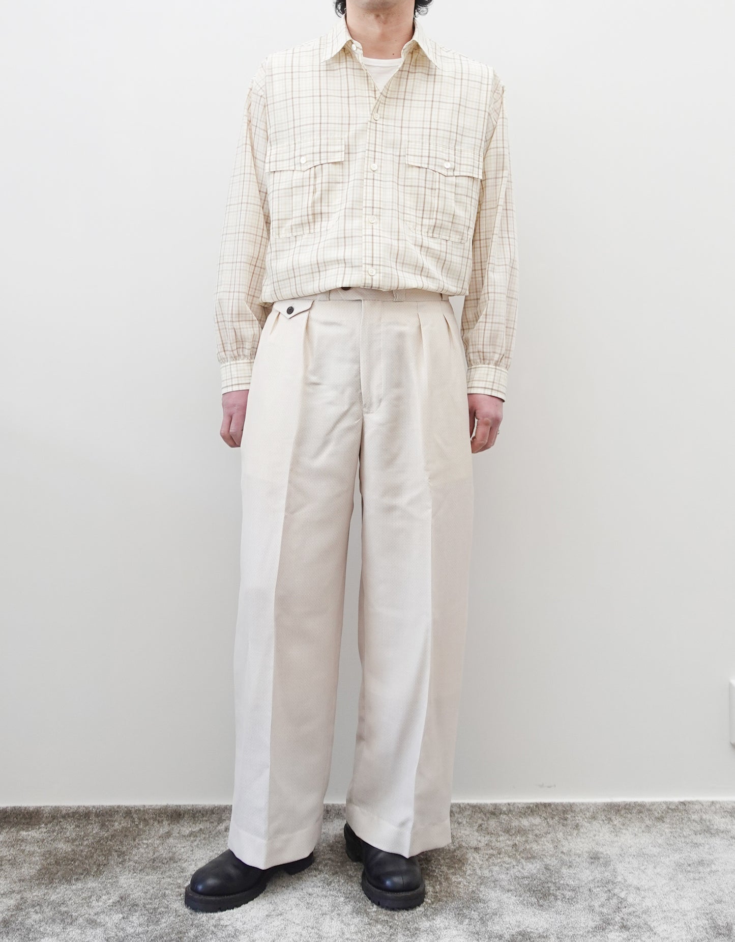 MULTI CHECK TROPICAL SHIRT