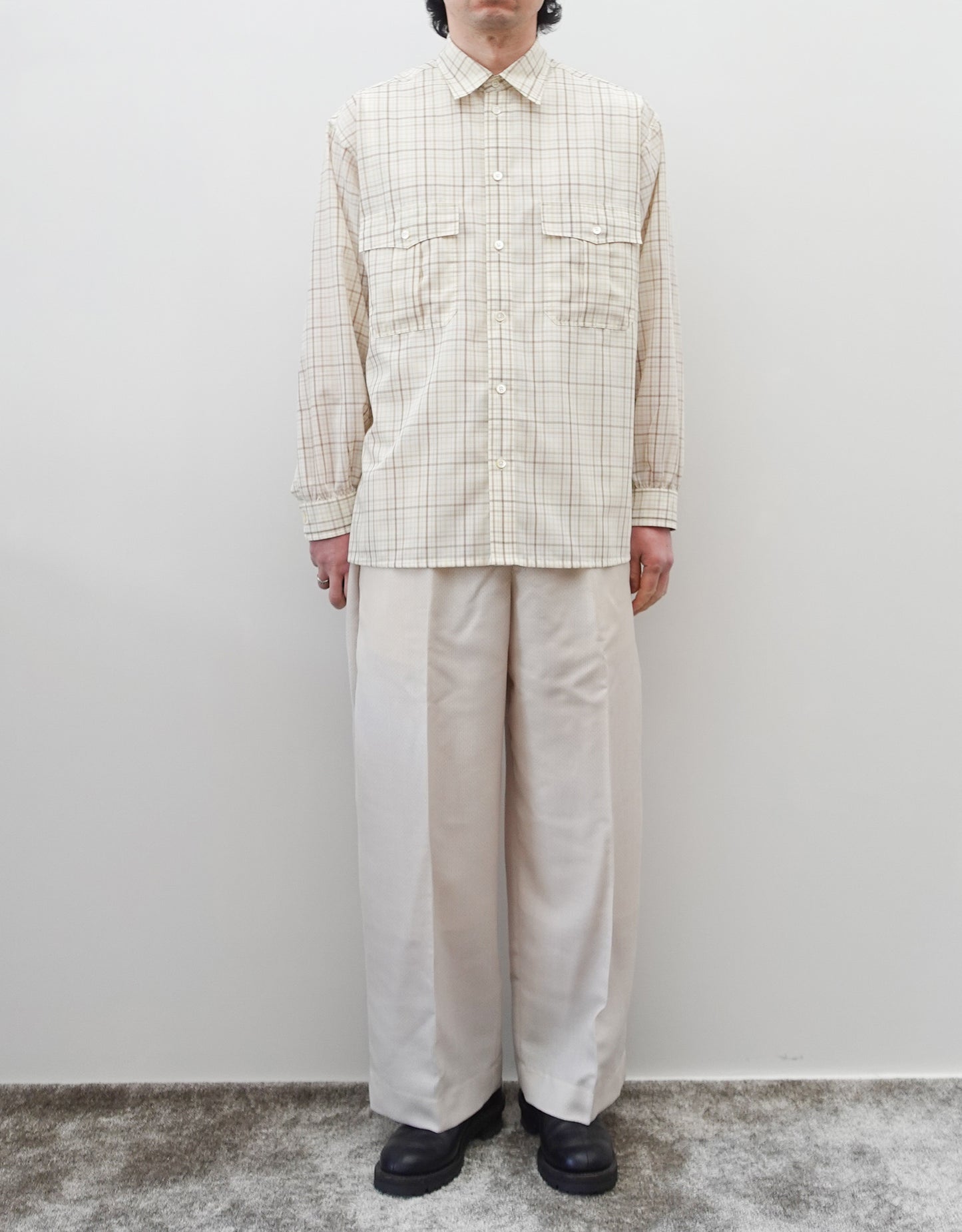 MULTI CHECK TROPICAL SHIRT