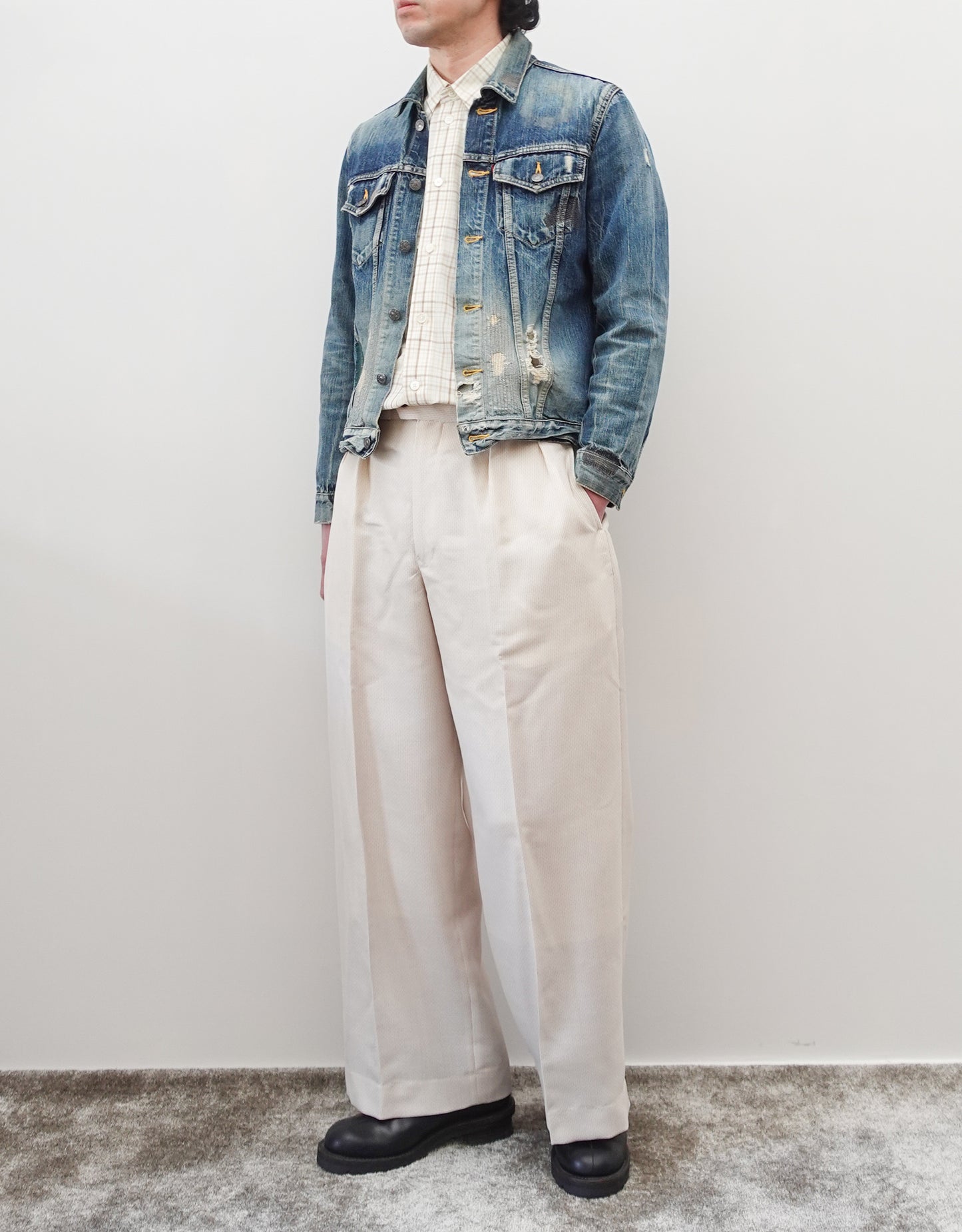 MULTI CHECK TROPICAL SHIRT