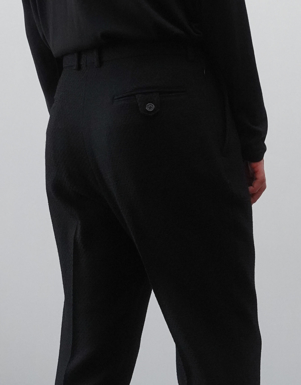 TWO DARTS SLIM TROUSERS - BLACK -