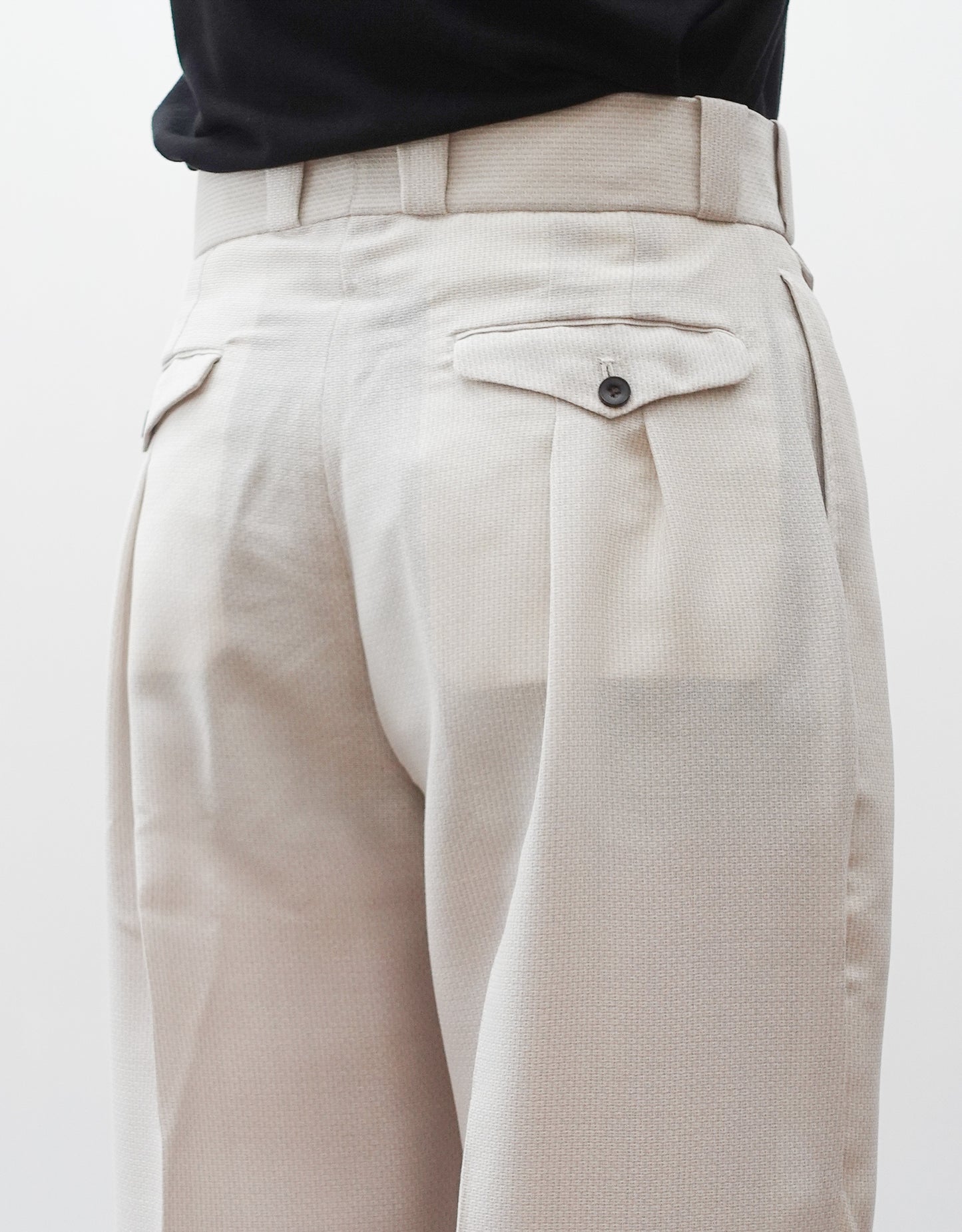 WOOL VISCOSE DOBBY TANGO PANTS