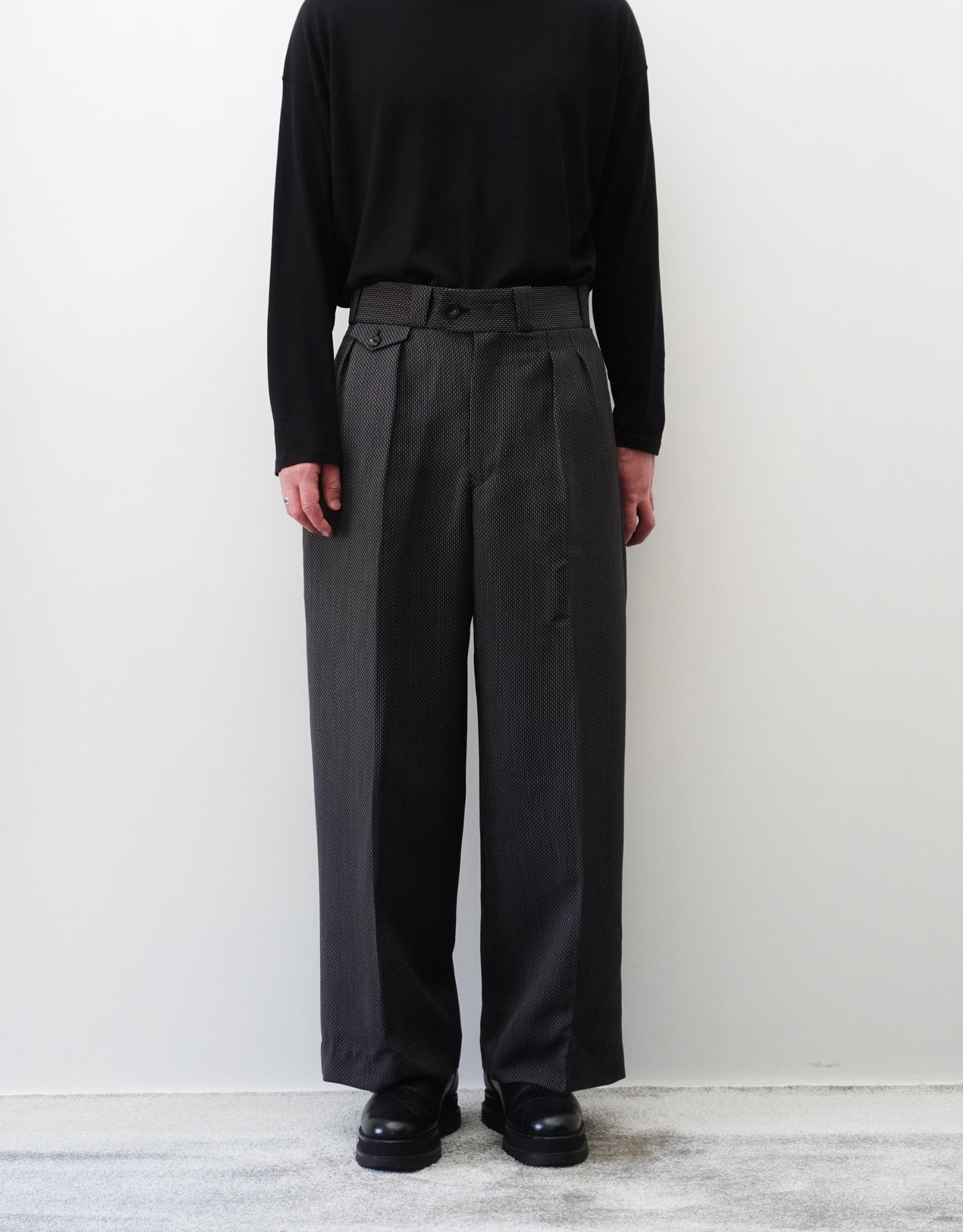 WOOL VISCOSE DOBBY TANGO PANTS