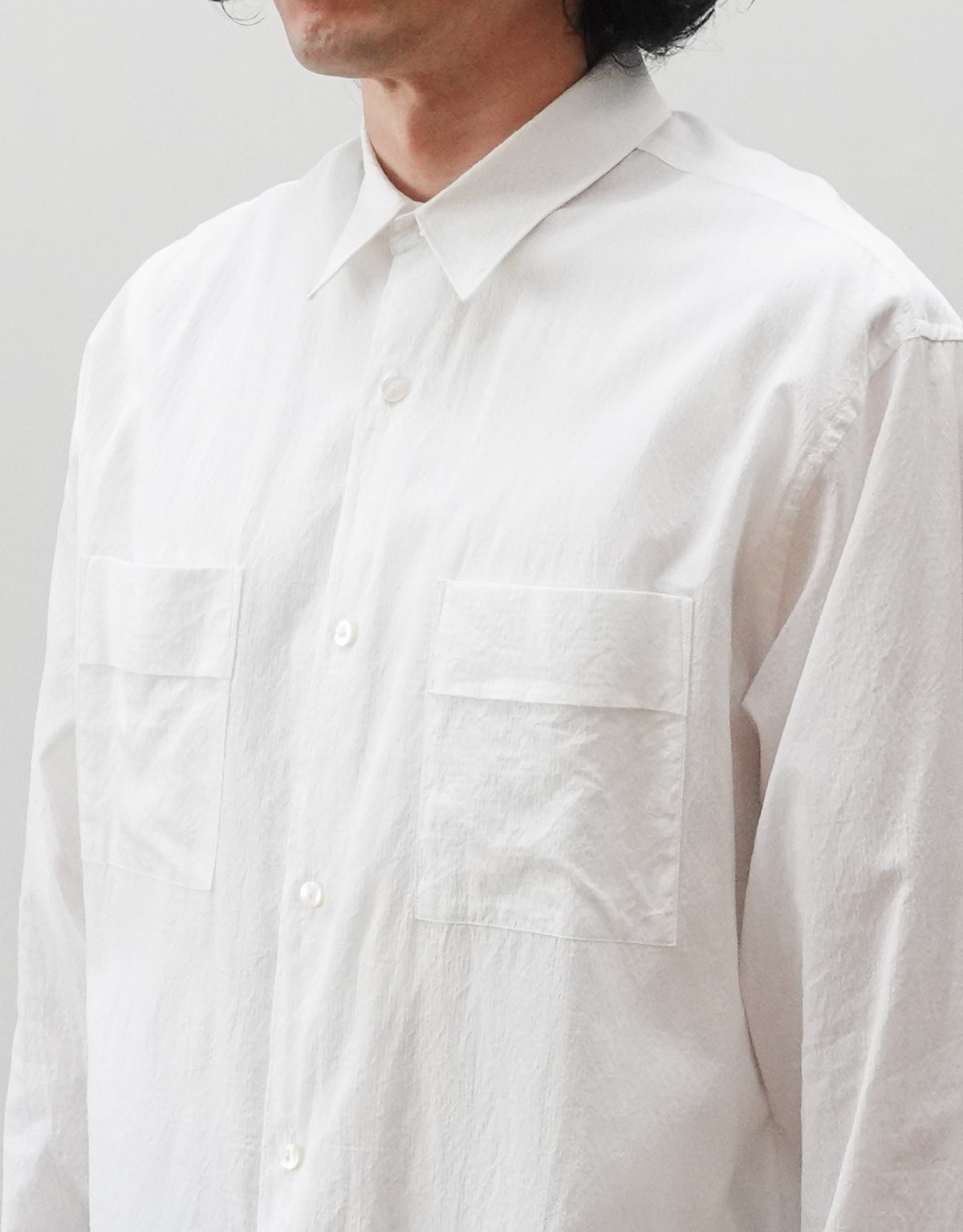 PIGMENT DYED SHRUNK DOBBY MIDDLE AGE SHIRTS