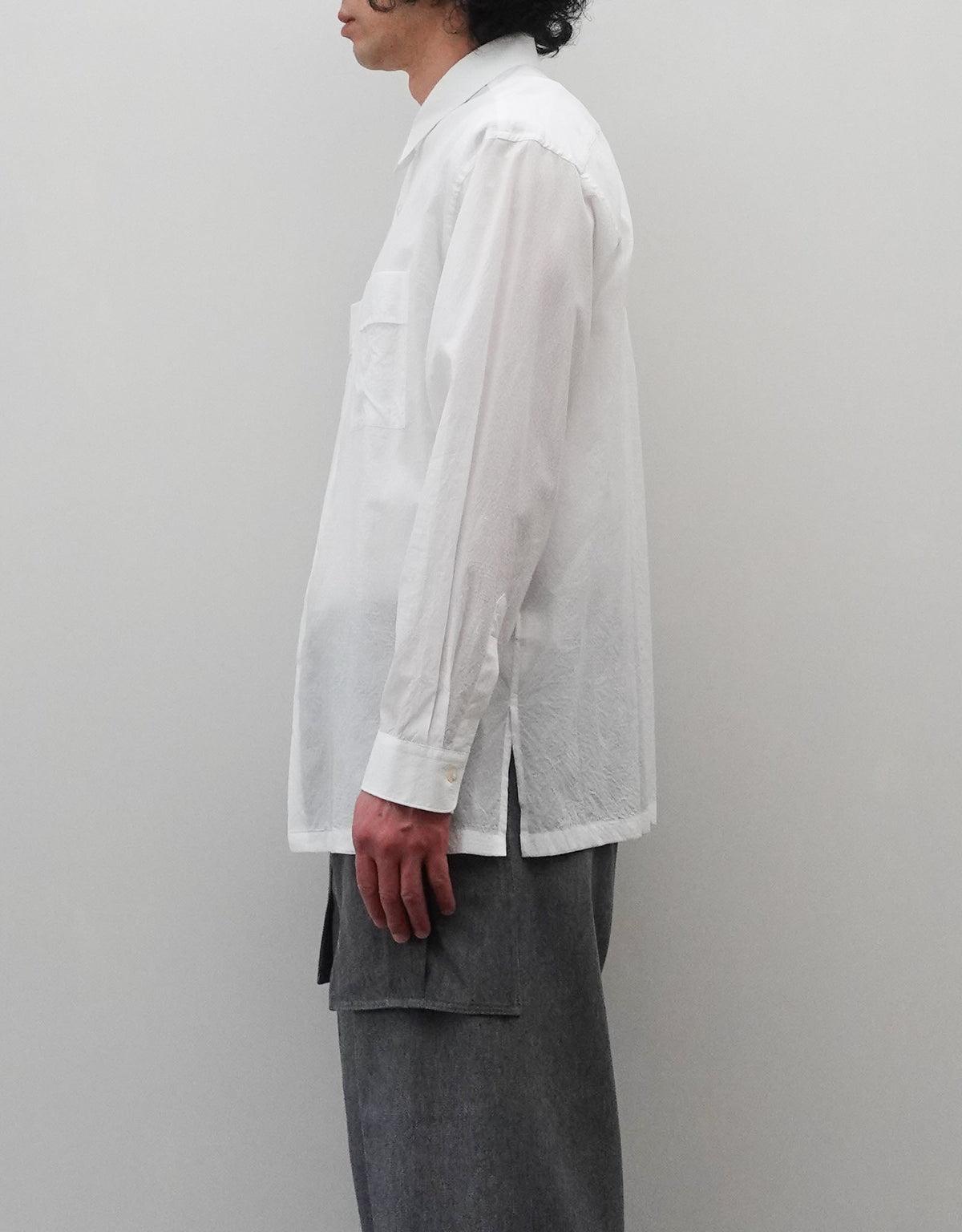 PIGMENT DYED SHRUNK DOBBY MIDDLE AGE SHIRTS