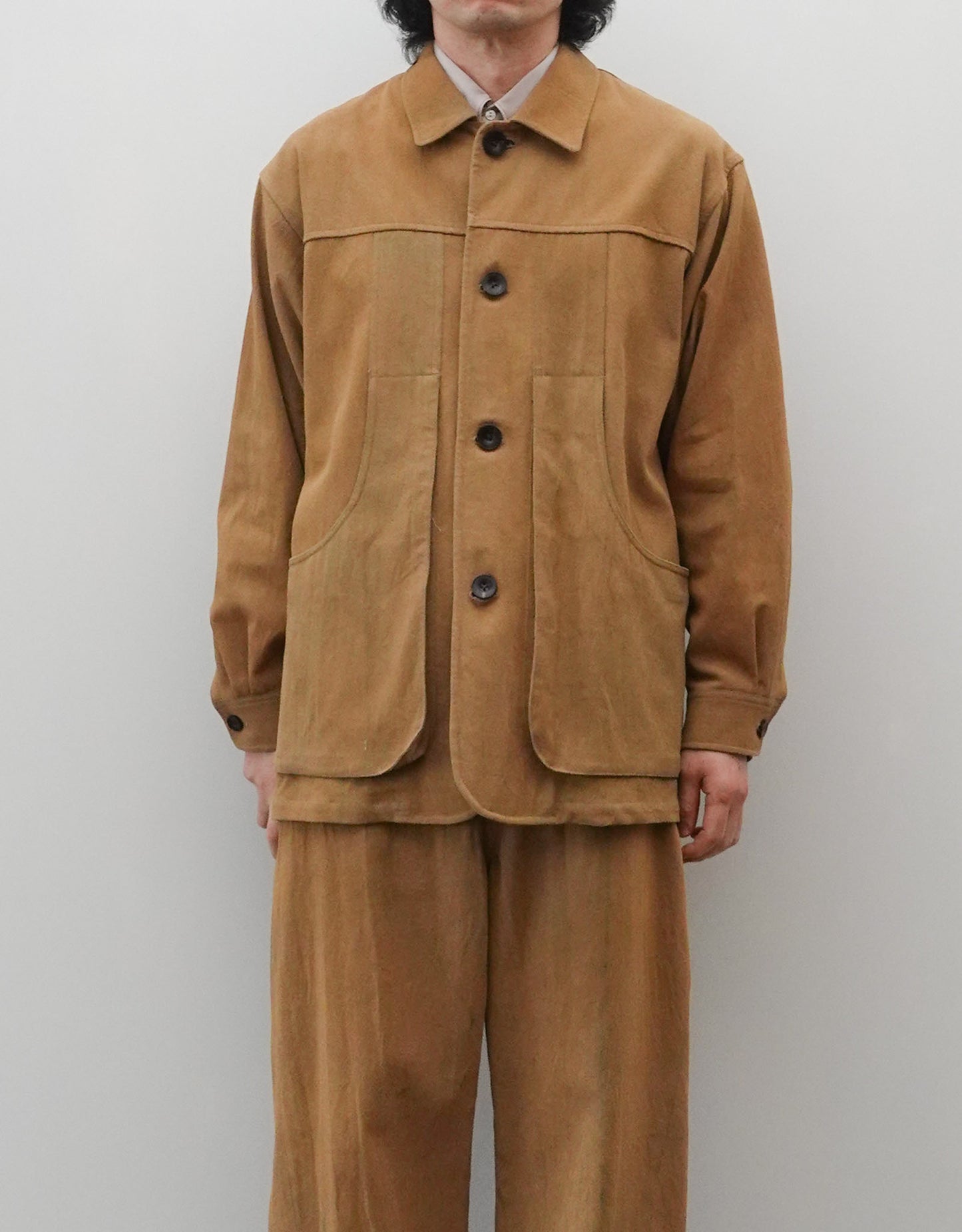 VINTAGE LEATHER EURO HUNTHING BLOUSON