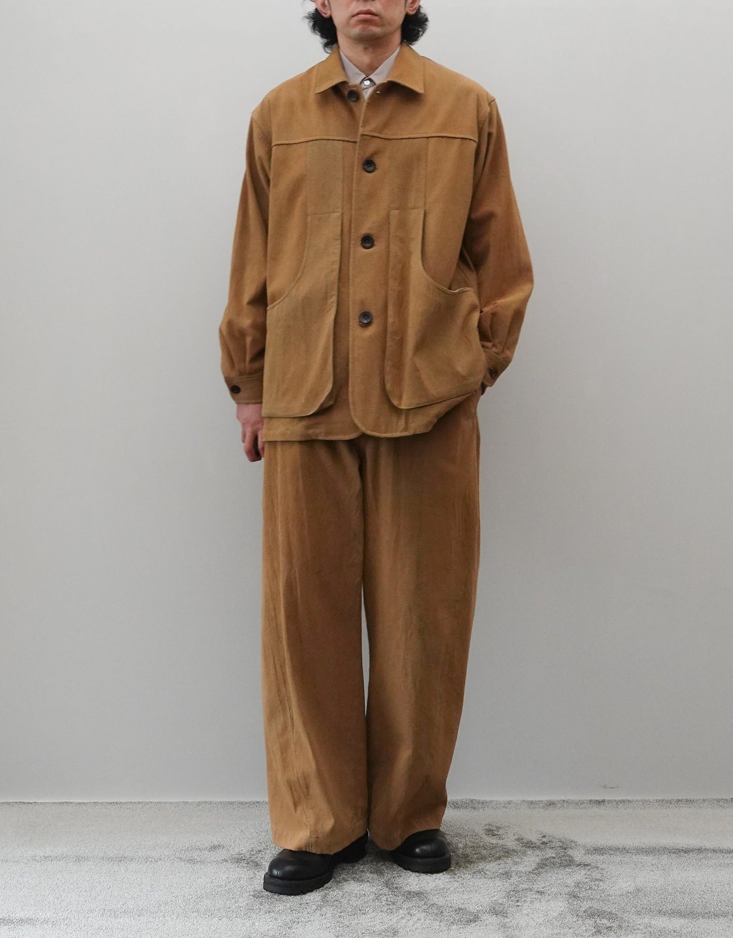 VINTAGE LEATHER EURO HUNTHING BLOUSON