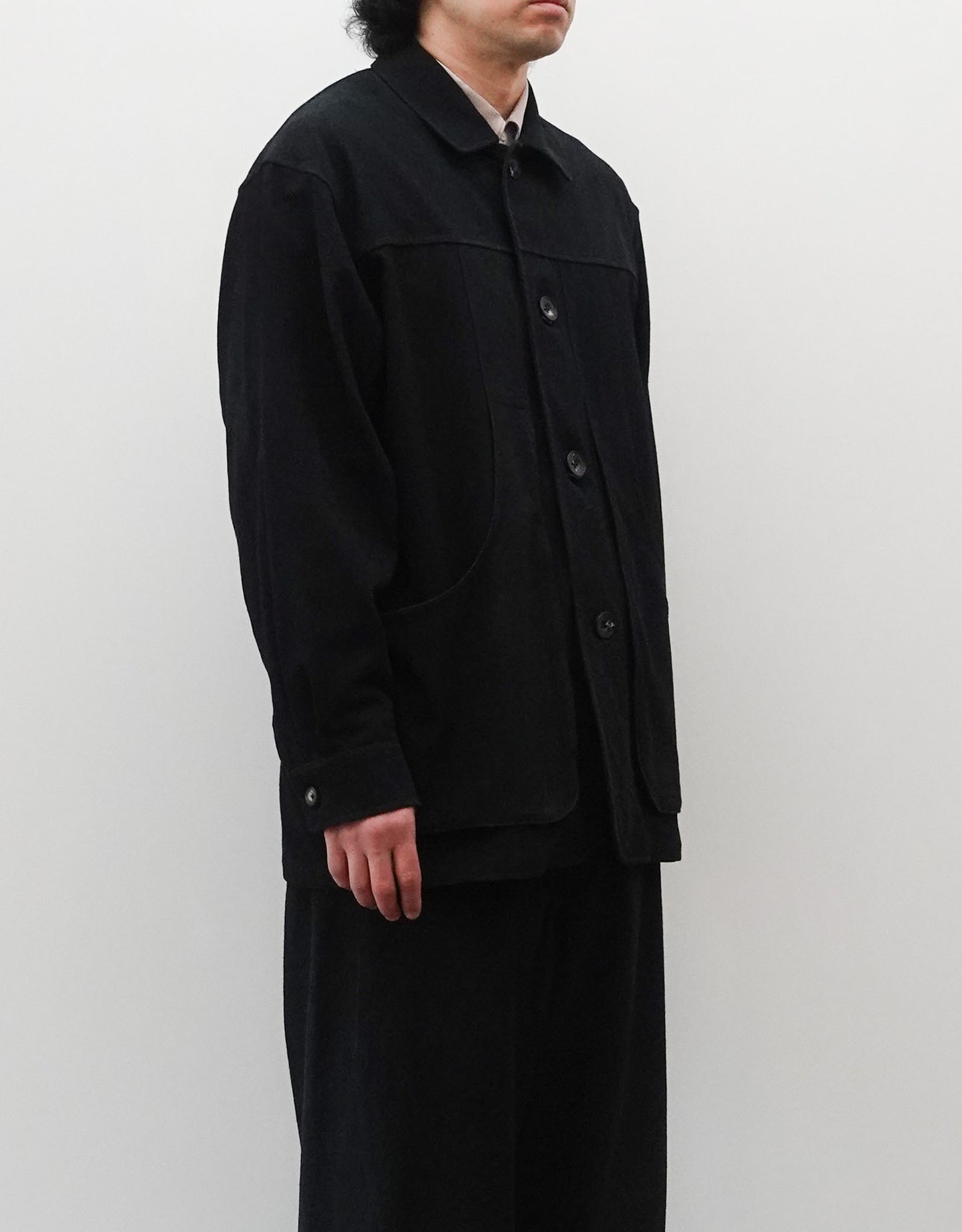 VINTAGE LEATHER EURO HUNTHING BLOUSON