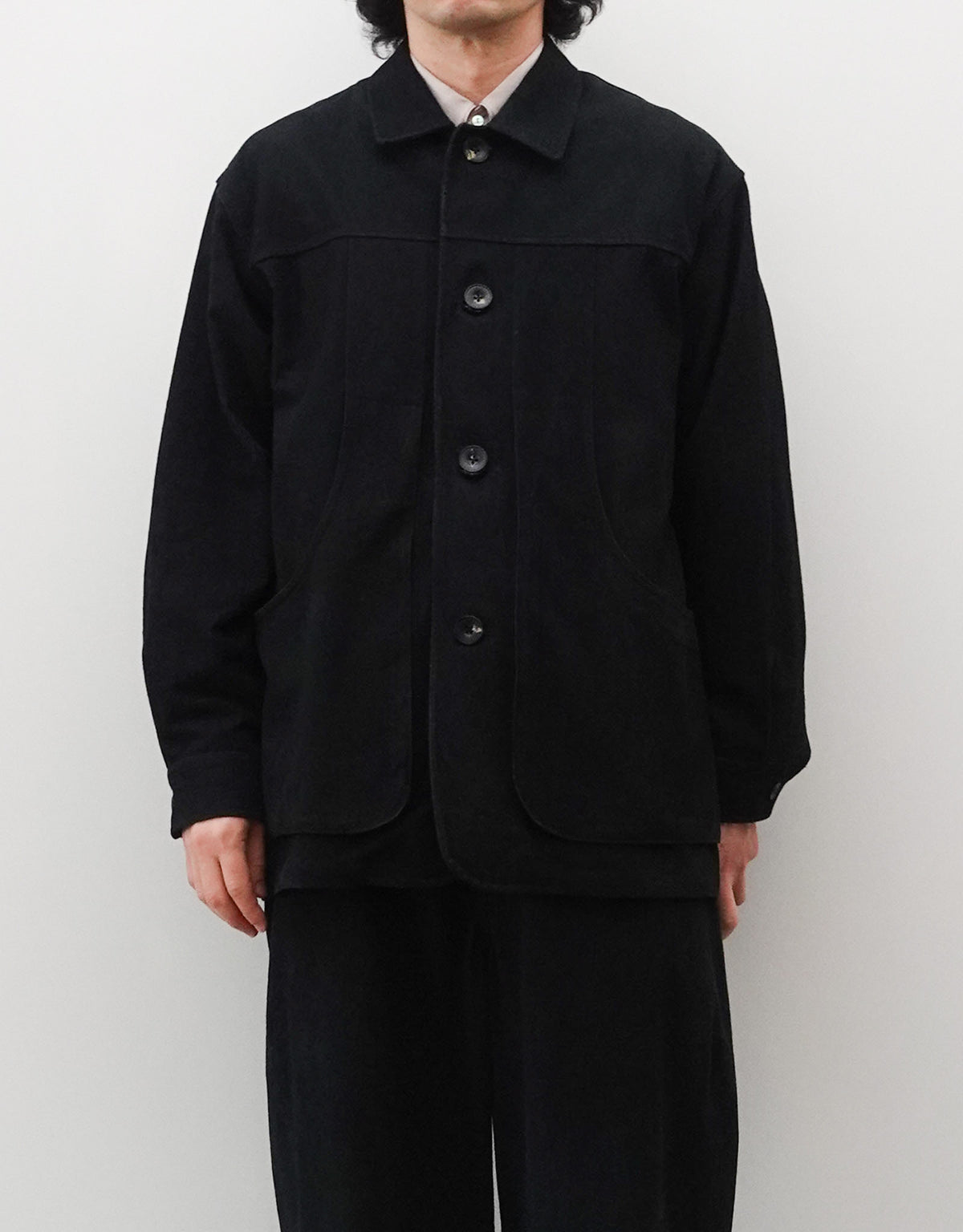 VINTAGE LEATHER EURO HUNTHING BLOUSON