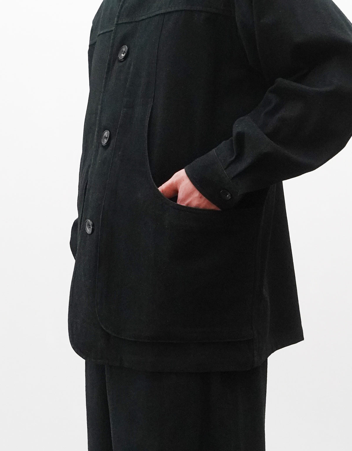 VINTAGE LEATHER EURO HUNTHING BLOUSON