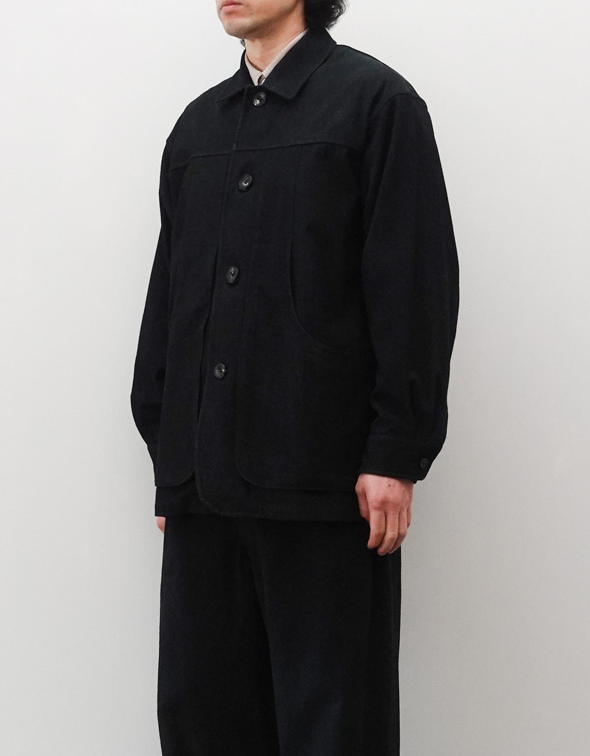 VINTAGE LEATHER EURO HUNTHING BLOUSON