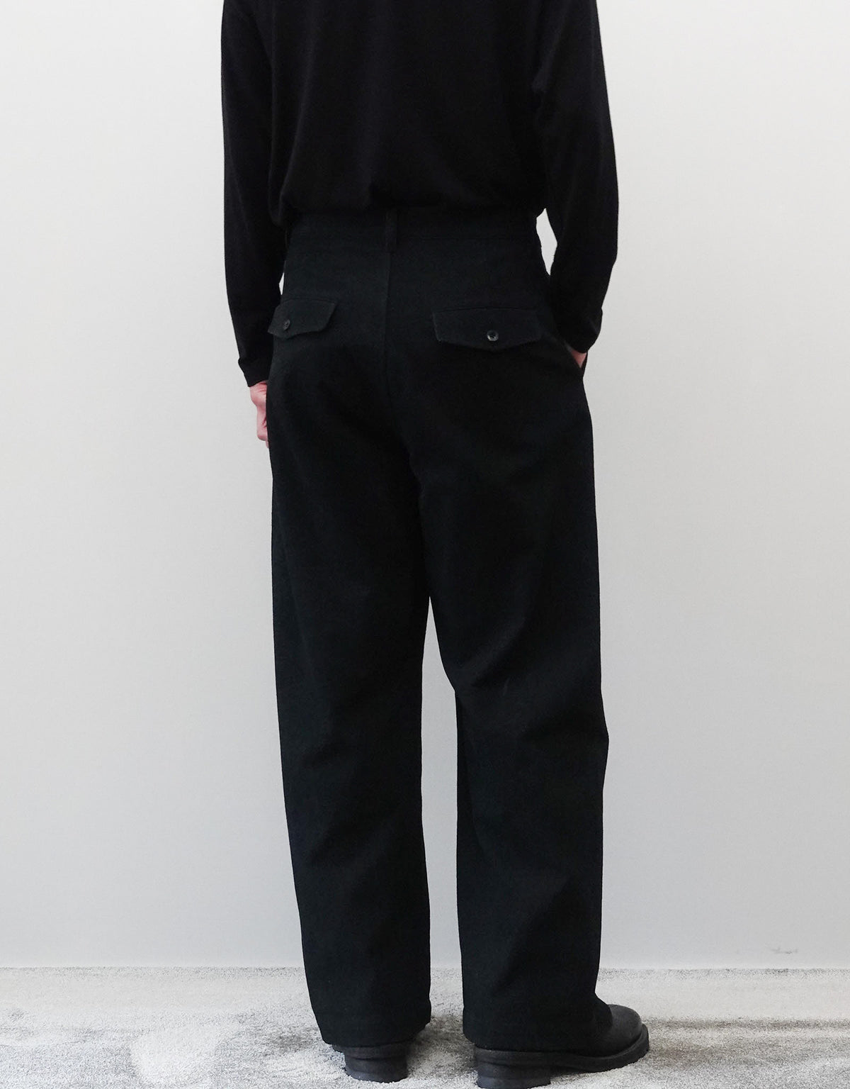 VINTAGE LEATHER FLOCK EURO WORK SEAMLESS SIDE PANTS