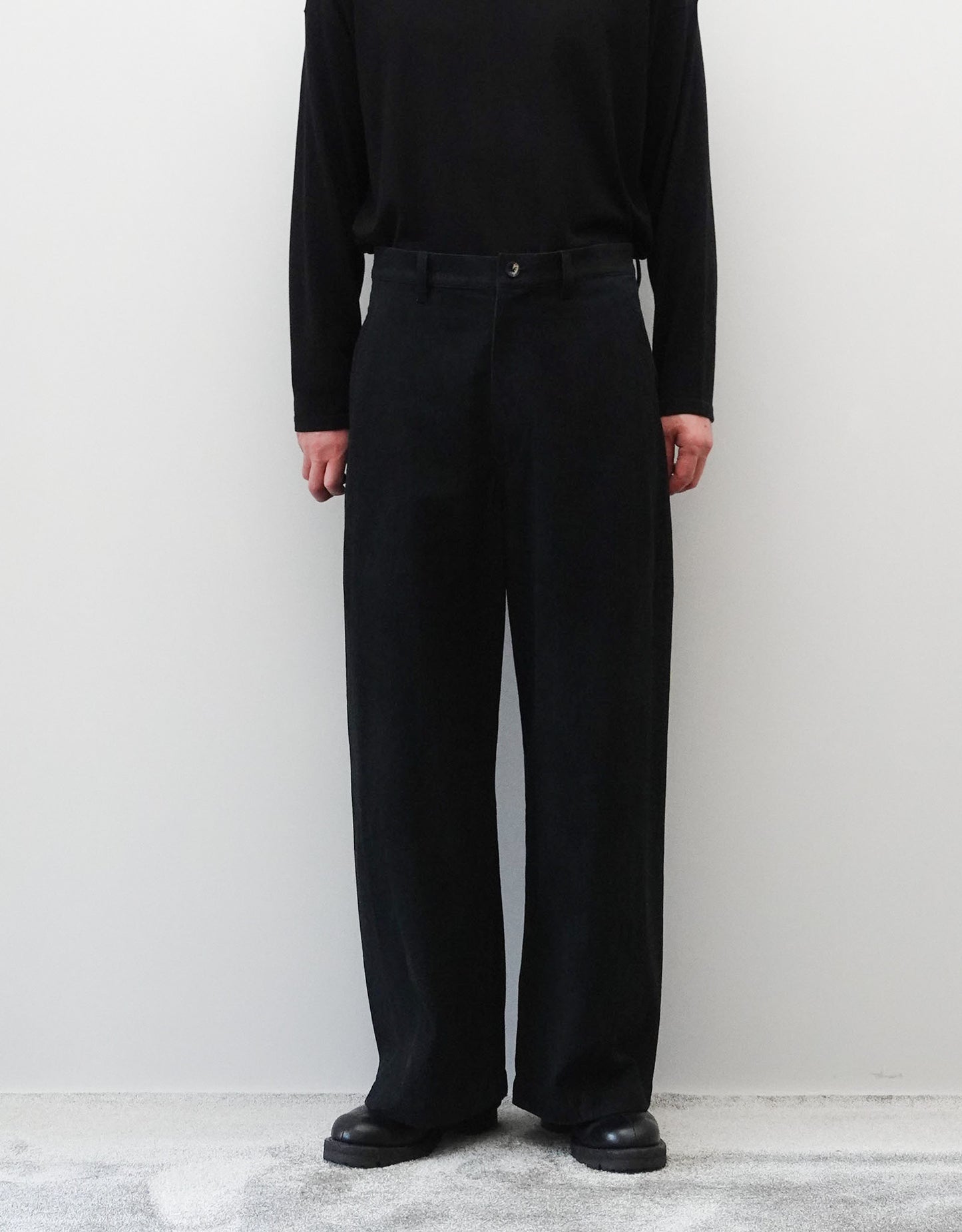 VINTAGE LEATHER FLOCK EURO WORK SEAMLESS SIDE PANTS