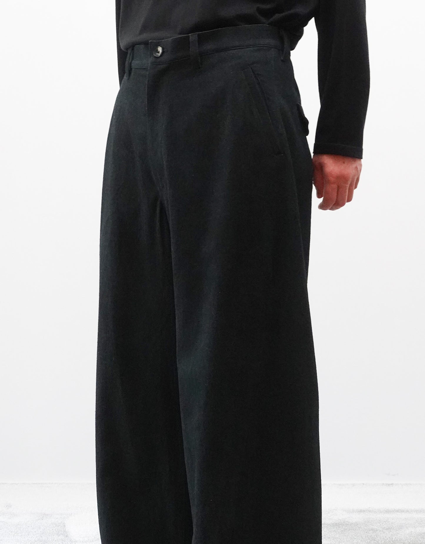 VINTAGE LEATHER FLOCK EURO WORK SEAMLESS SIDE PANTS