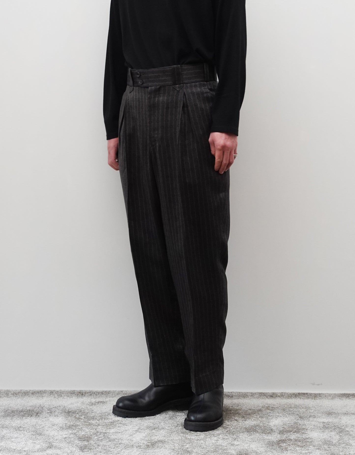 CUPURO COTTON JACQUARD MAMBO PANTS