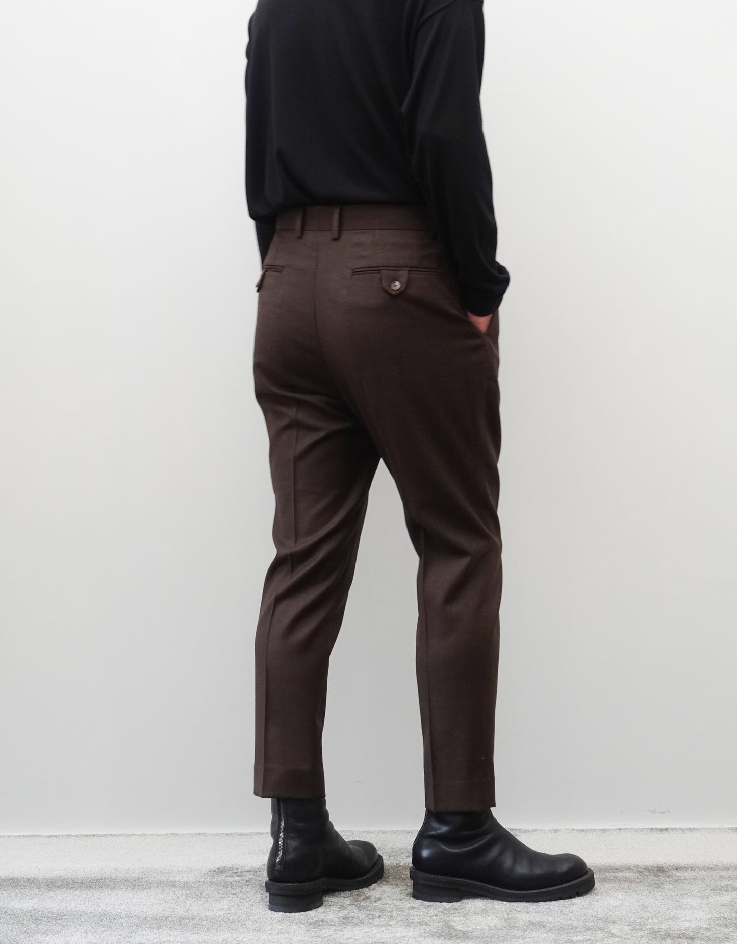 TWO DARTS SLIM TROUSERS - SEPIA MAHOGANY -