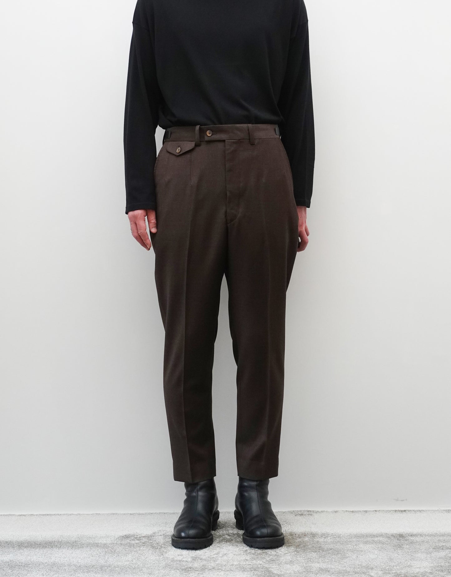 TWO DARTS SLIM TROUSERS - SEPIA MAHOGANY -