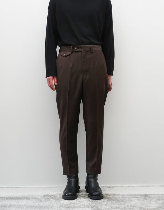 TWO DARTS SLIM TROUSERS - SEPIA MAHOGANY -