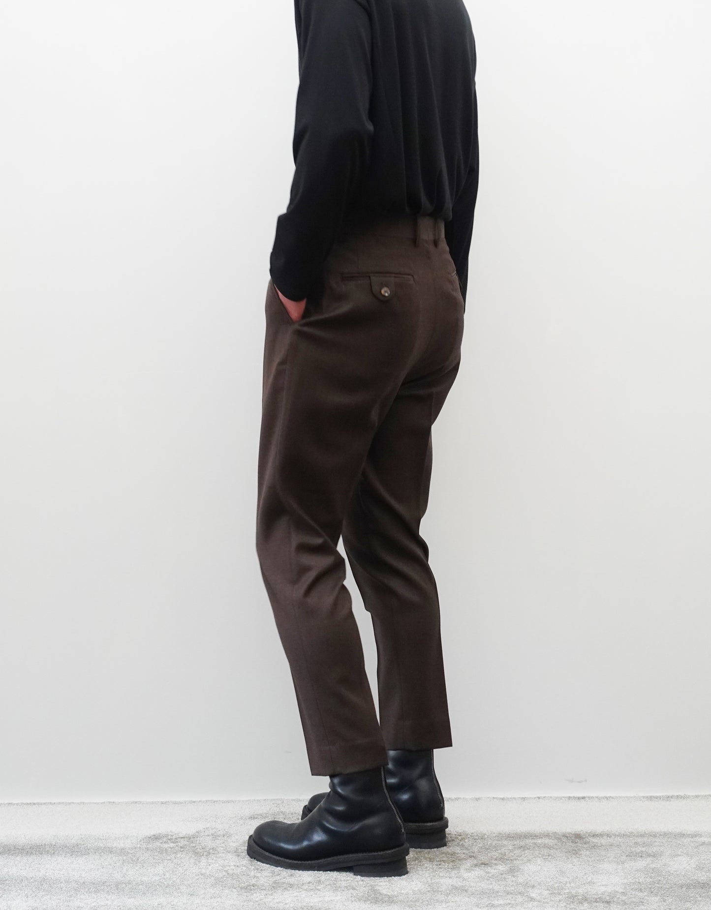 TWO DARTS SLIM TROUSERS - SEPIA MAHOGANY -