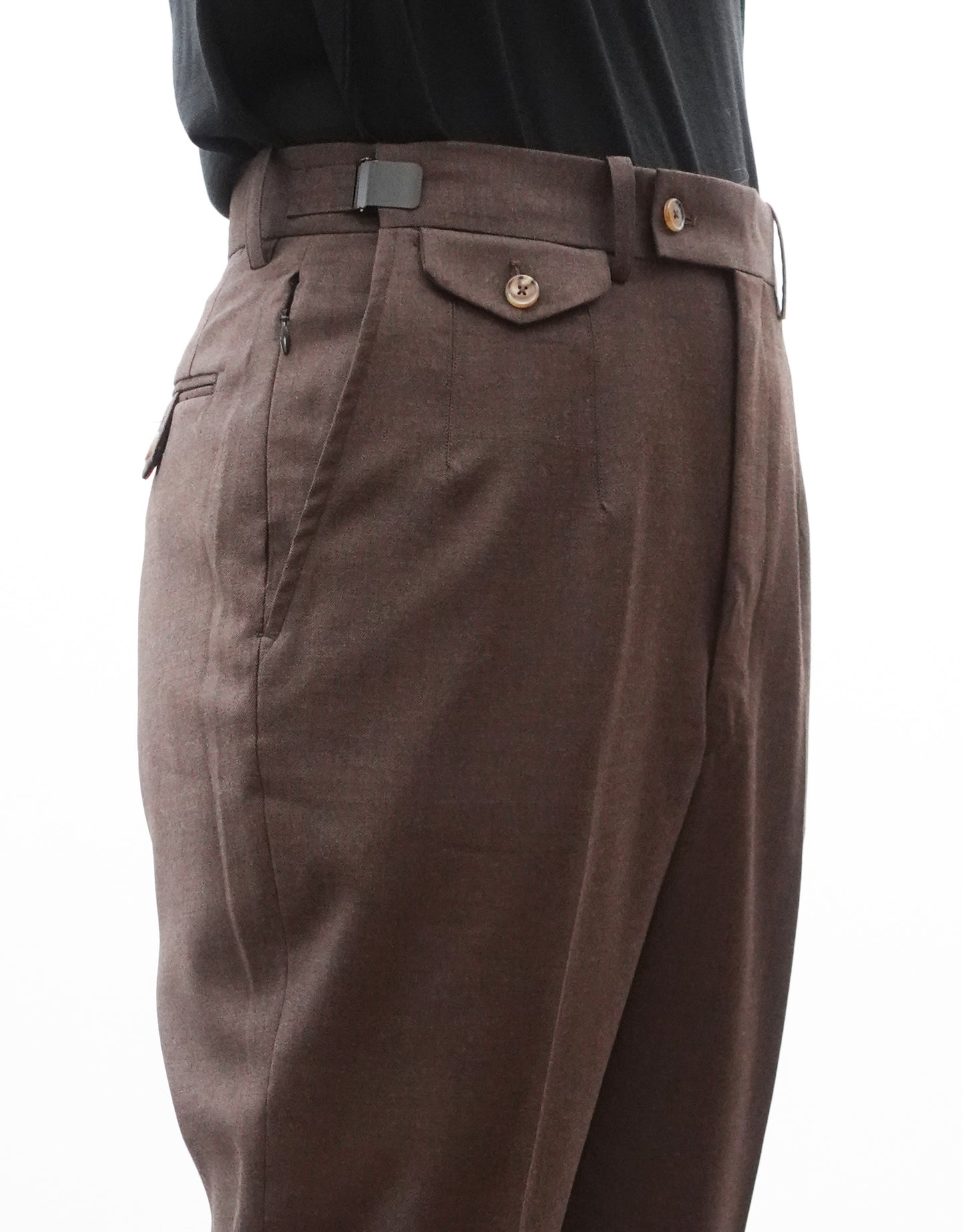 TWO DARTS SLIM TROUSERS - SEPIA MAHOGANY -